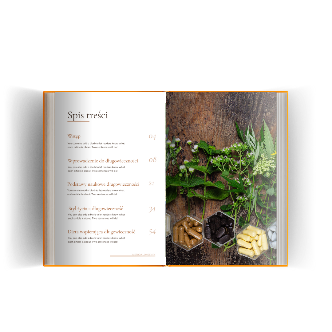Podgląd rozdziałów — Metoda Longevity